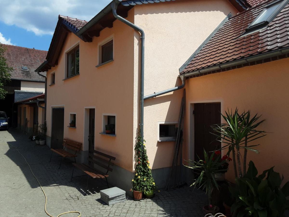Ferienwohnung Auf Den Bauernhof Tauscha Esterno foto